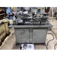 SOUTH BEND 10" x 19"cc PRECISION ENGINE LATHE MODEL HEAVY 10 FULLY TOOLED ON METAL CABINET BASE